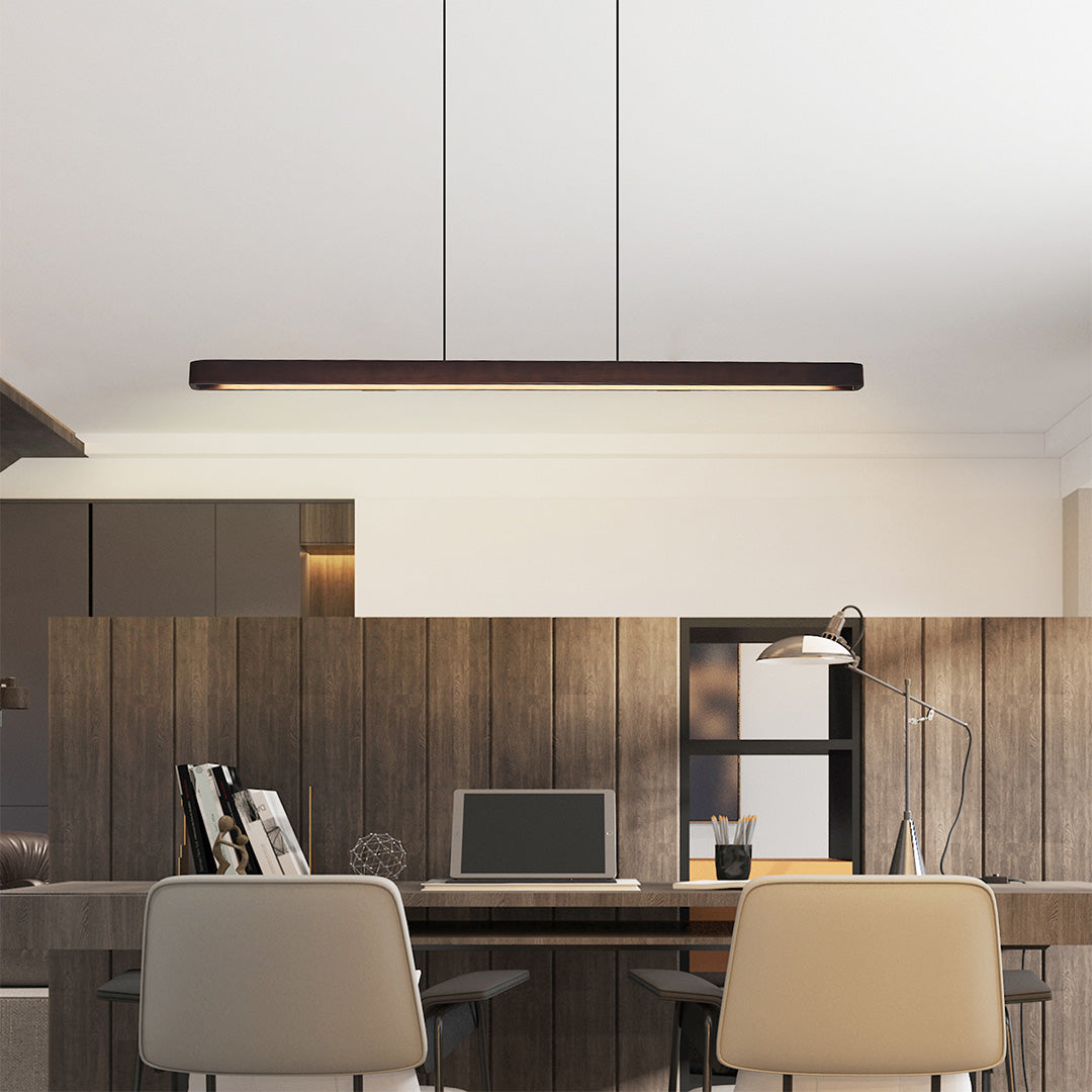 Island Linear Pendant Lighting Japanese Minimalist Ceiling Lights