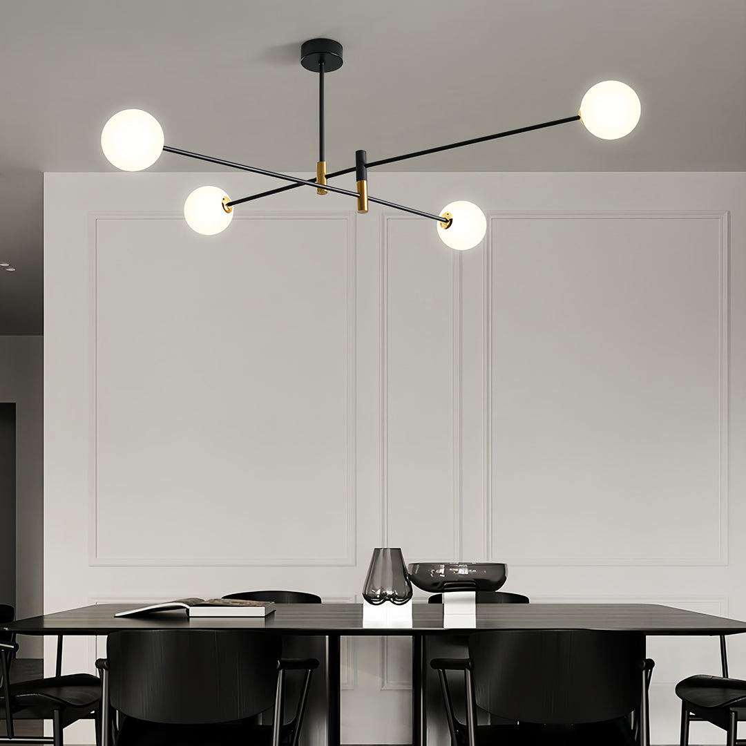 Branch Chandeliers Nordic Magic Black and Gold Iron Ceiling Light