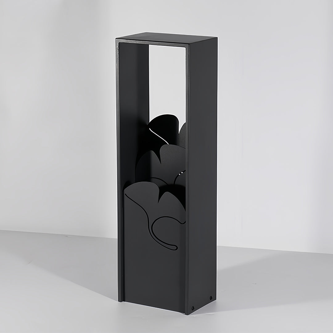 Decorative Bollard Lights Black Artistic Outdoor Landscape Light