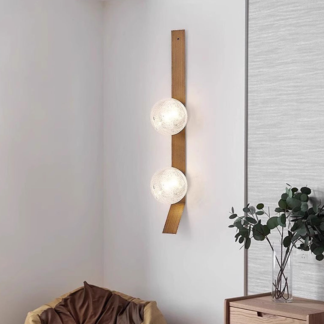 LED Wall Mount Light Indoor Modern Minimalist Glass Bubble Ambience