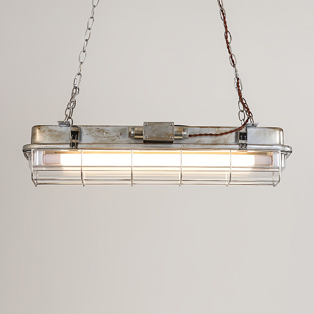 Industrial Pendant Lights Glass Shade Single-Head Retro Creative Light