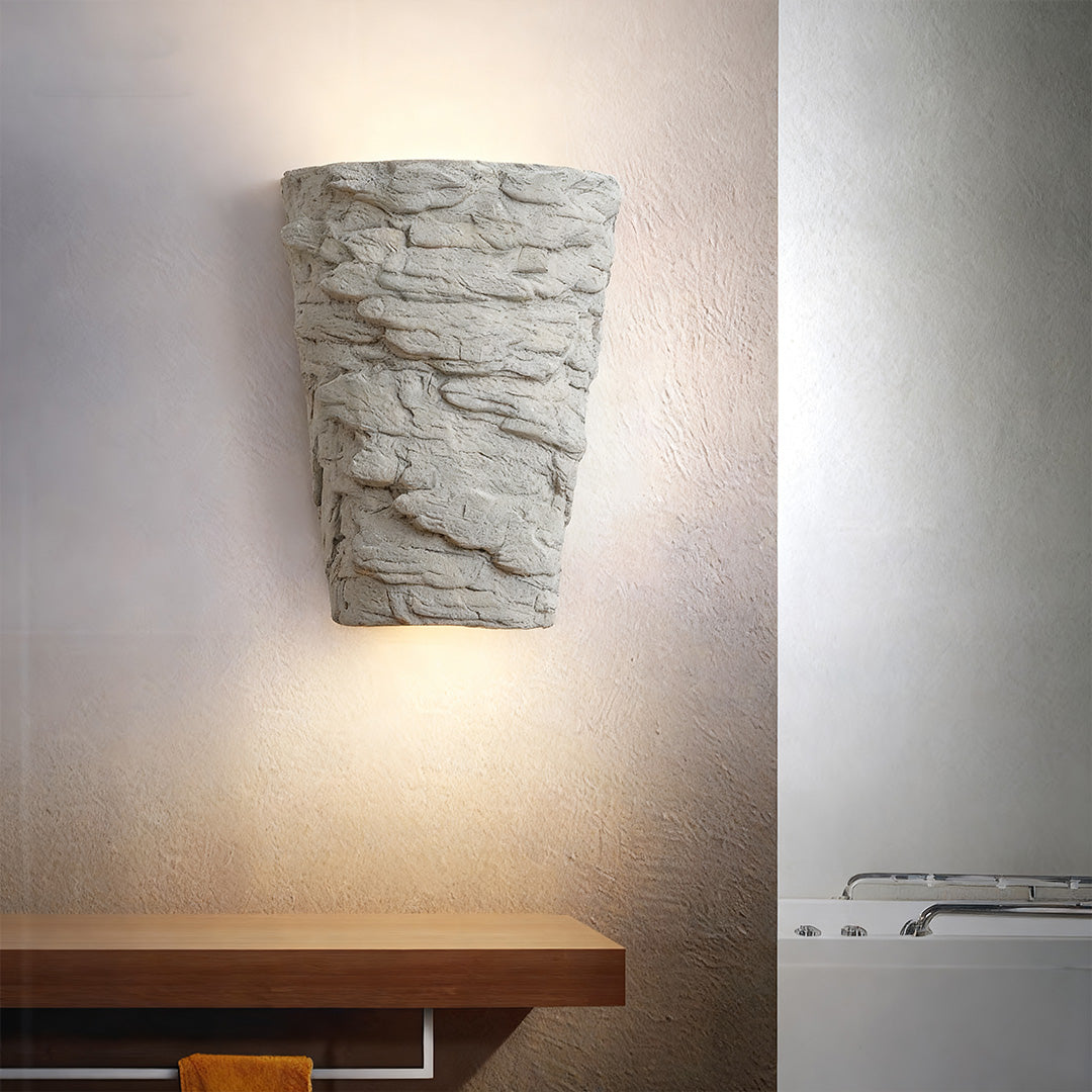 Night Wall Light Cement Up Lighting Minimalist Cement Body Lamp