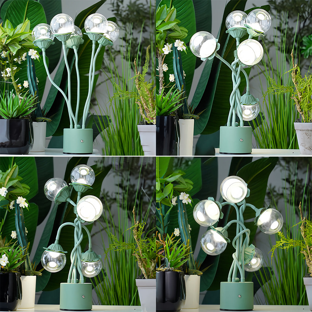 Bubble Table Lamps Creative DIY with Flexible Stems Adjustable Lamp