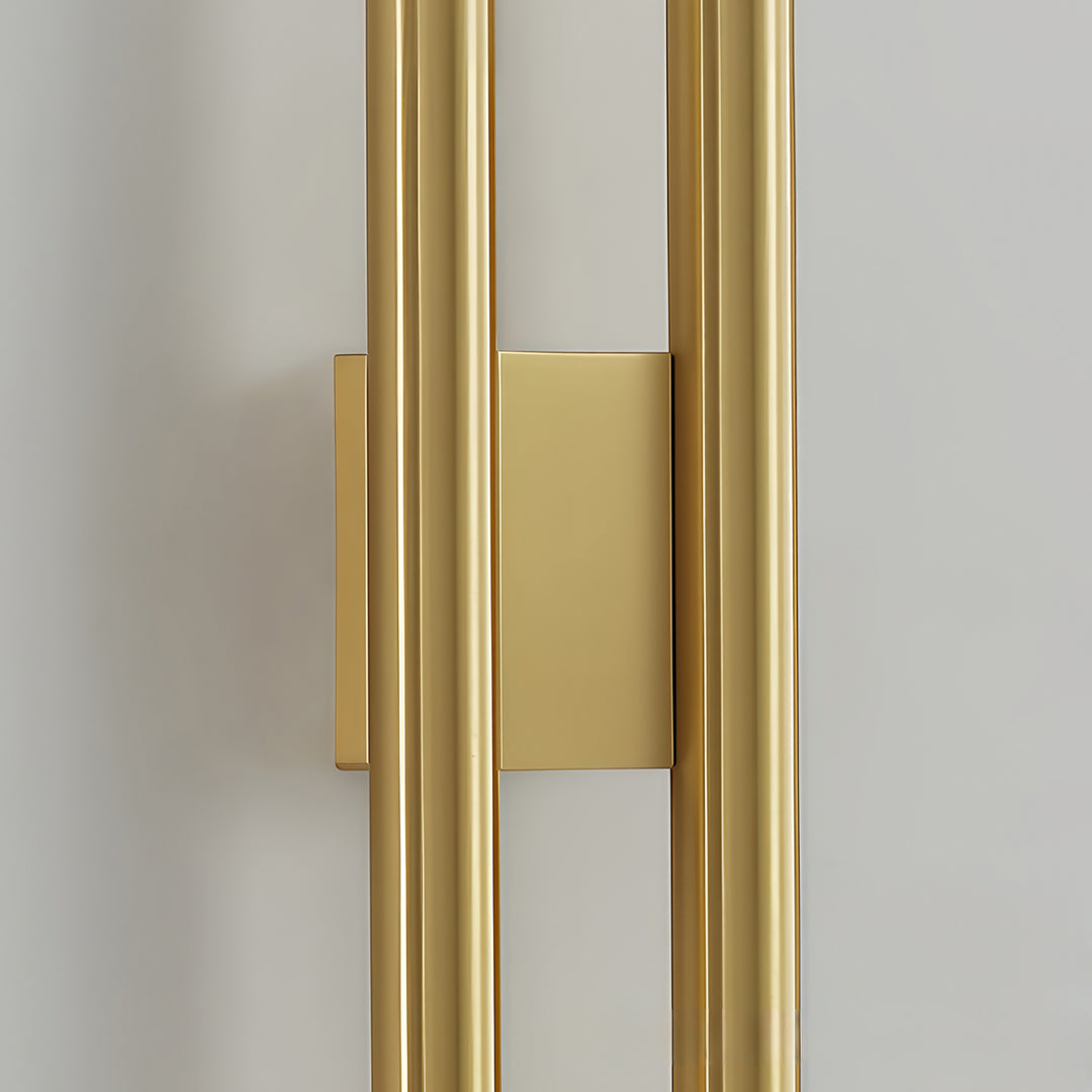 Modern Linear Wall Sconce Luxury H65 Solid Copper Light