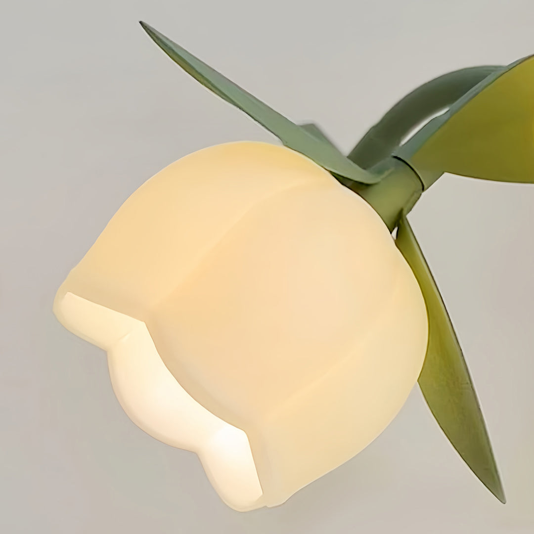 Artistic Table Lamps Vintage Green with Flexible Stems Creative Lamp