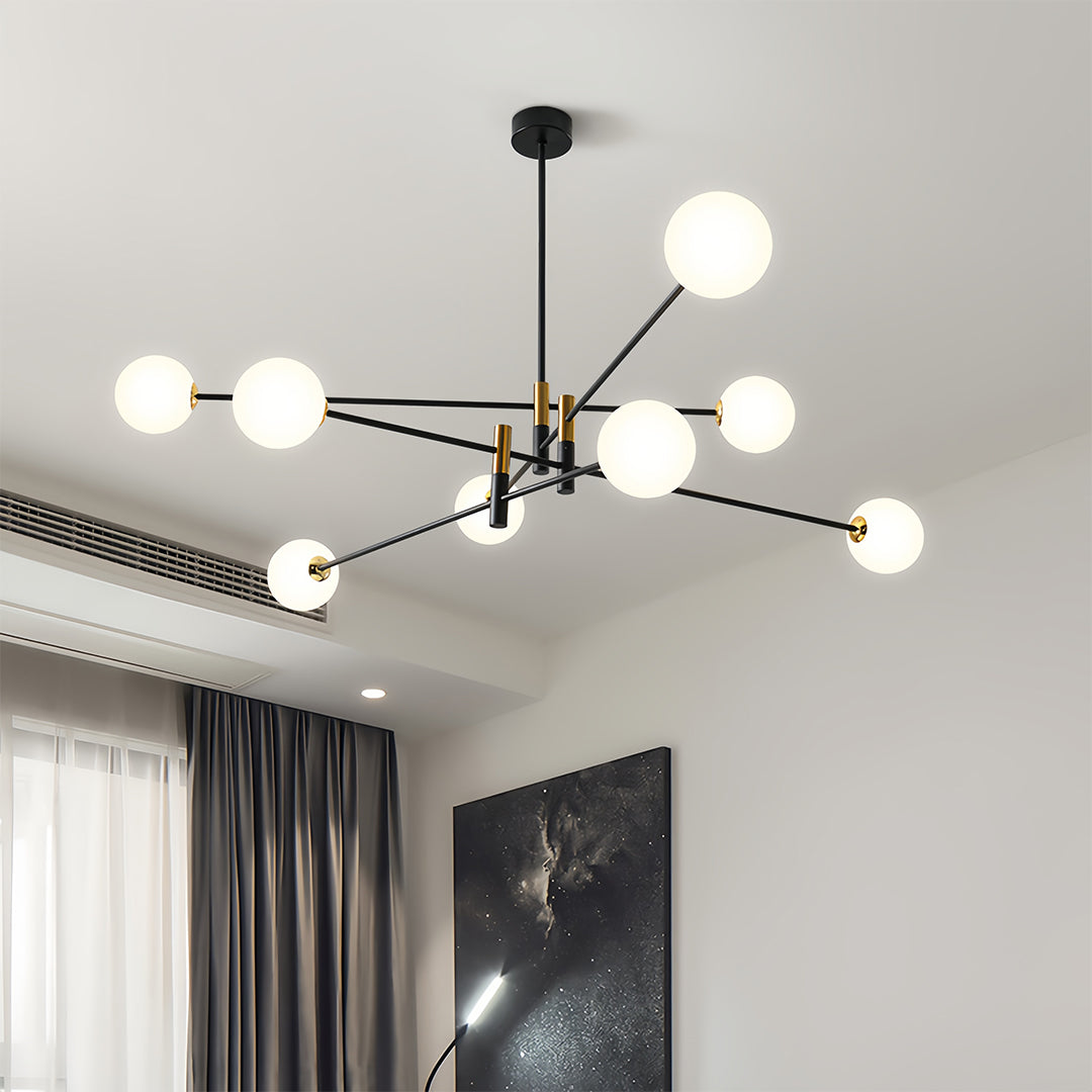 Branch Chandeliers Nordic Magic Black and Gold Iron Ceiling Light