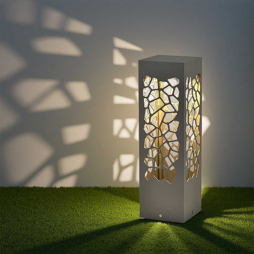Outdoor LED Landscape Lights Waterproof Garden Hollow Bollard Light