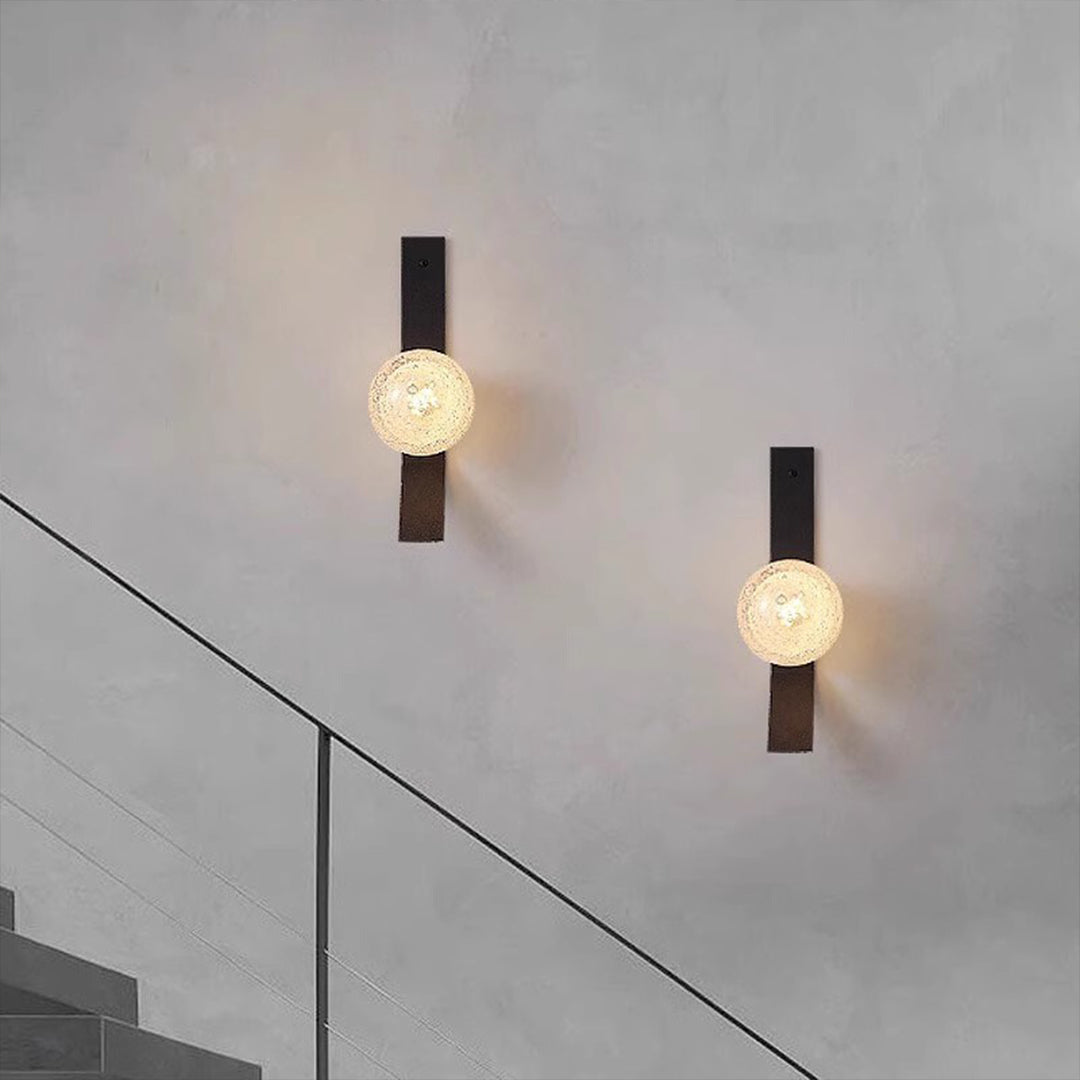 LED Wall Mount Light Indoor Modern Minimalist Glass Bubble Ambience