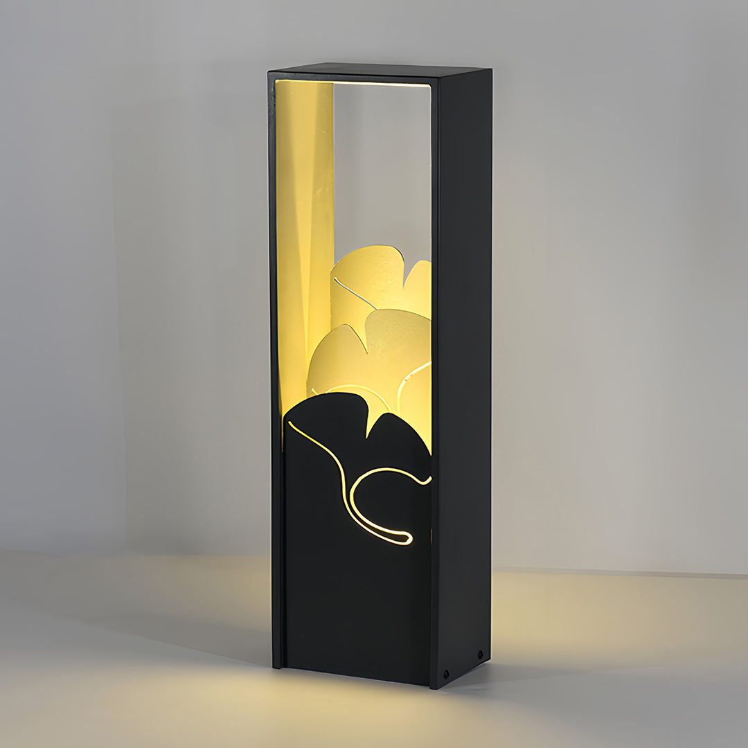 Decorative Bollard Lights Black Artistic Outdoor Landscape Light