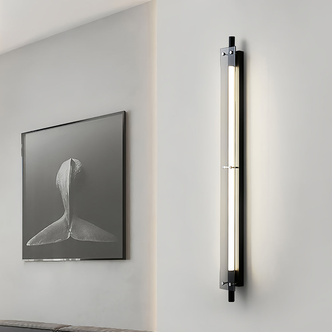 LED Wall Strip Lights Black for Hallways Up-Down Linear Lamp