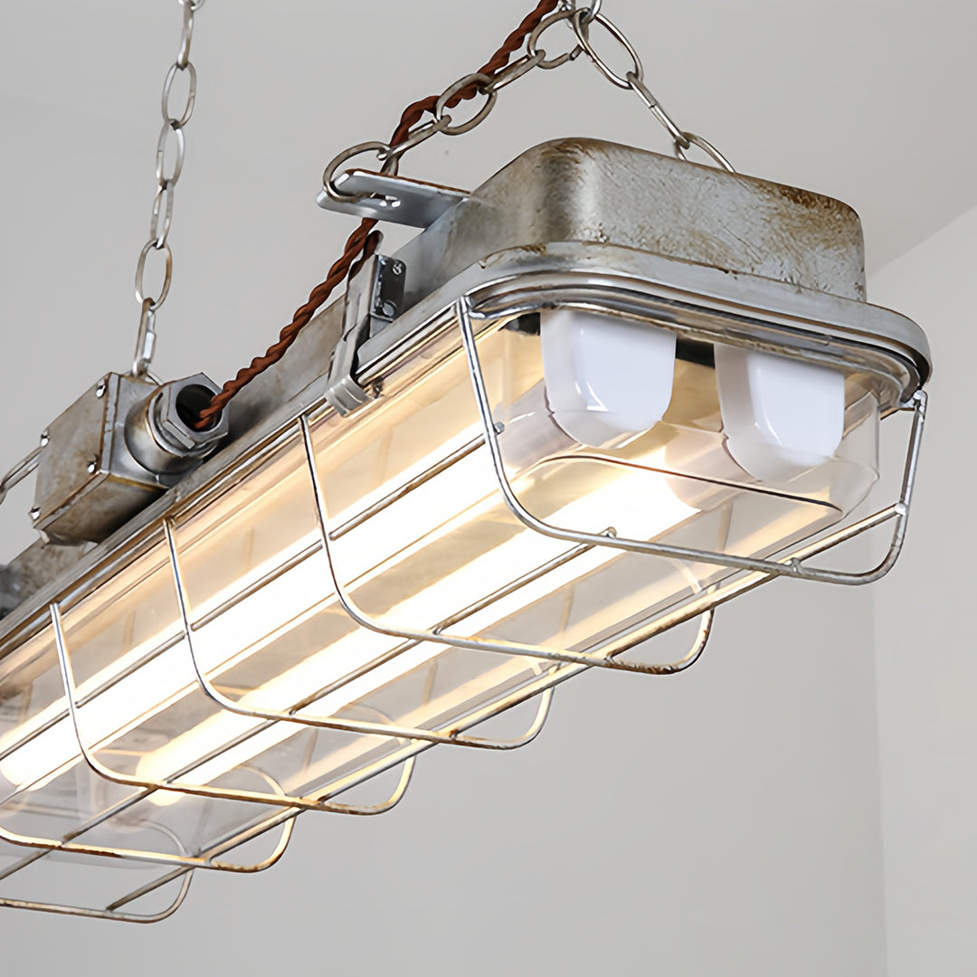 Industrial Pendant Lights Glass Shade Single-Head Retro Creative Light