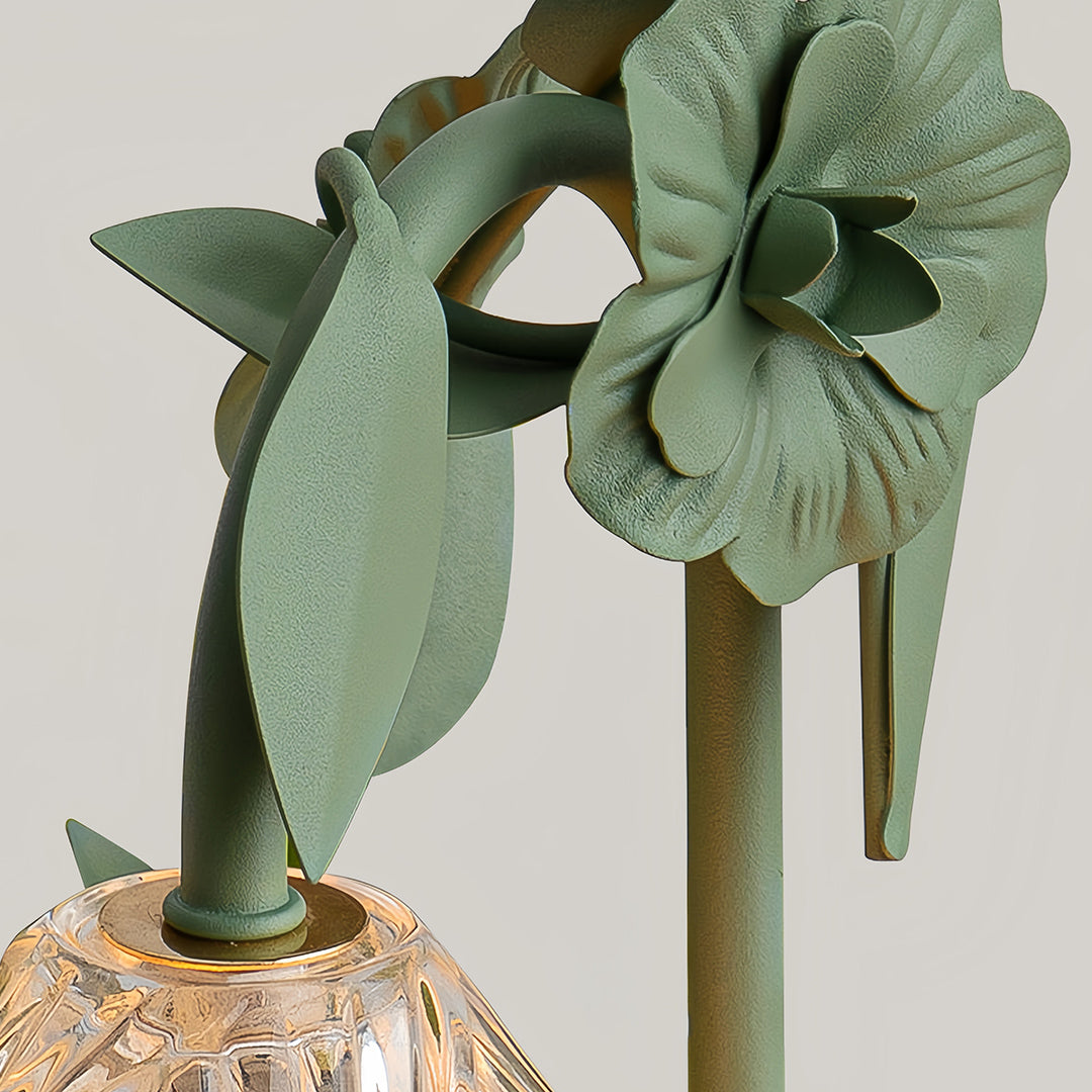 Melt Table Lamp Fireless Scented Flower  Elegant Night Light