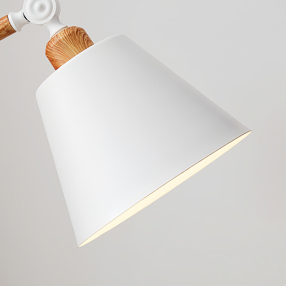 Metallic Floor Lamp Modern Adjustable Standing Lamp