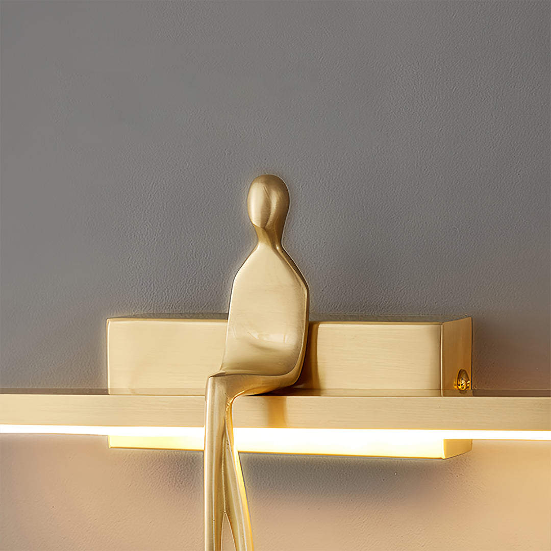 Art Wall Lights Italian Creative Gold Man Minimalist LED Artistic Lamp
