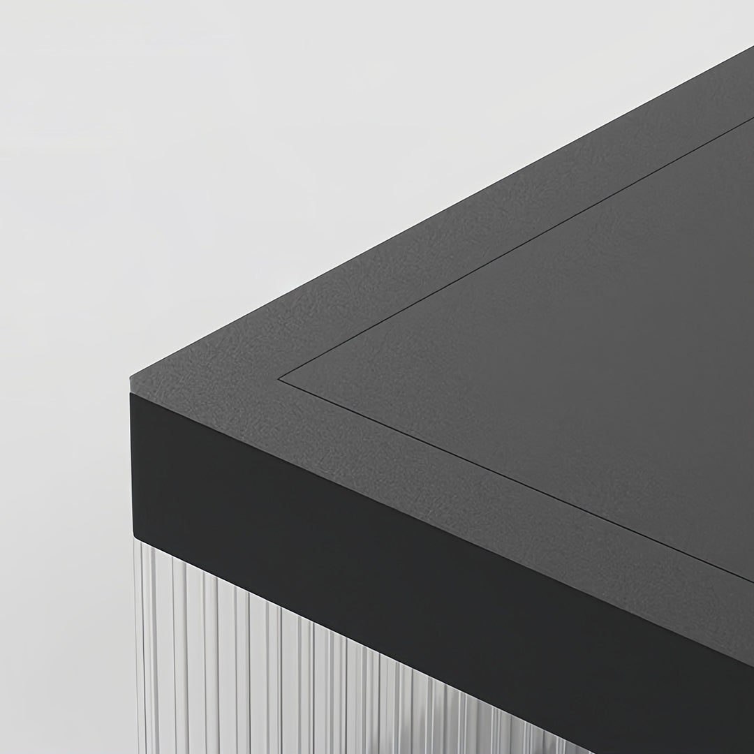 Square Pillar Lights Industrial Black Outdoor Waterproof Post Lights