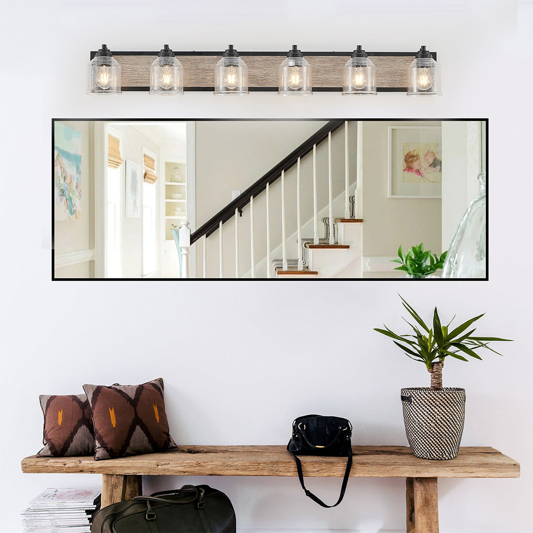 Multi Light Wall Sconce Nordic Geometric Linear Lamp
