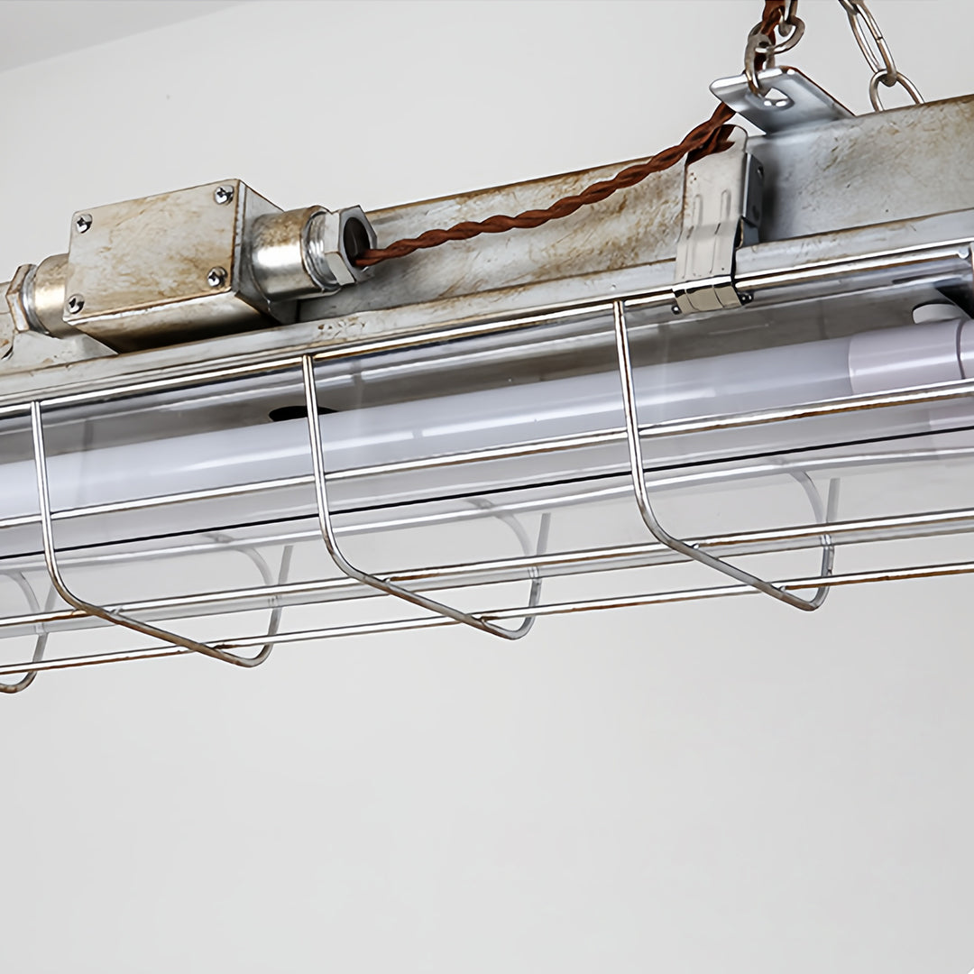 Industrial Pendant Lights Glass Shade Single-Head Retro Creative Light