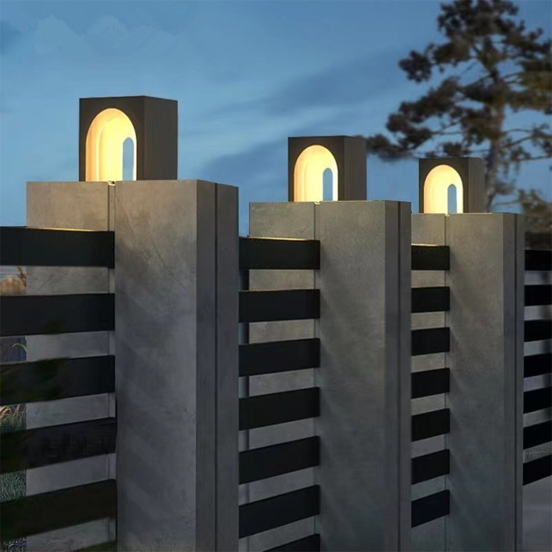 Outdoor Garden Pillar Lights Modern Minimalist Courtyard Column Light