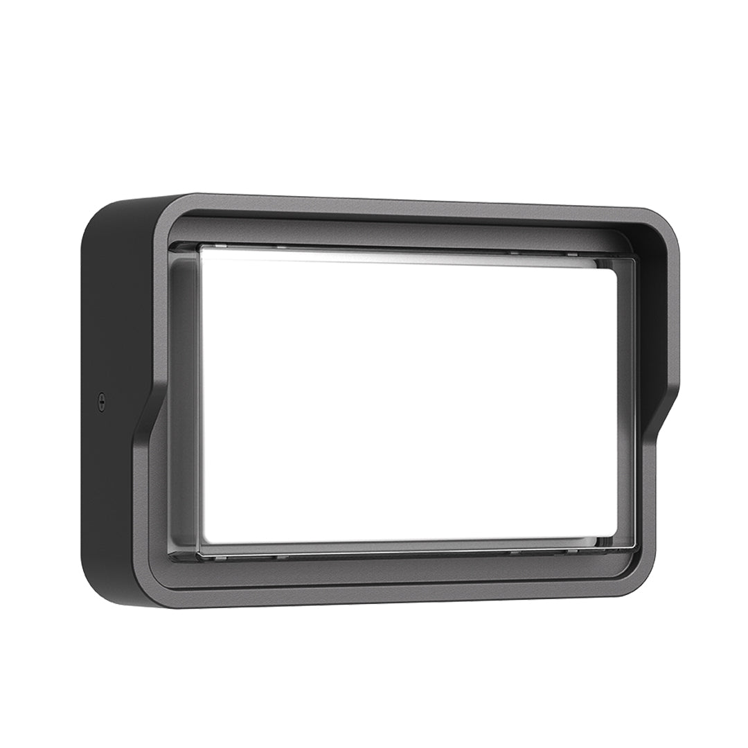 Cylindrical white wall light with clean modern design for minimalist architectural applications