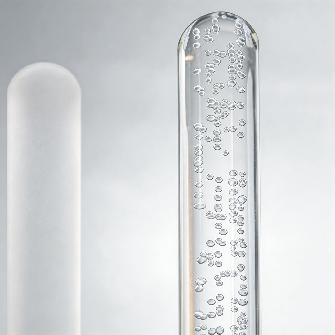 Acrylic bubble landscape light with detailed view of its acrylic bubbles and structure.