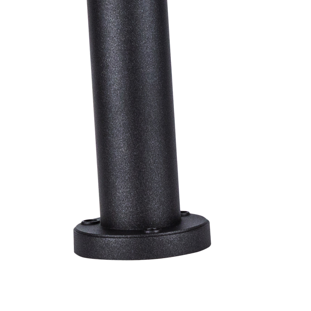 Outdoor Garden Pathway Light Simple Black Hard-Wired Bollard Light