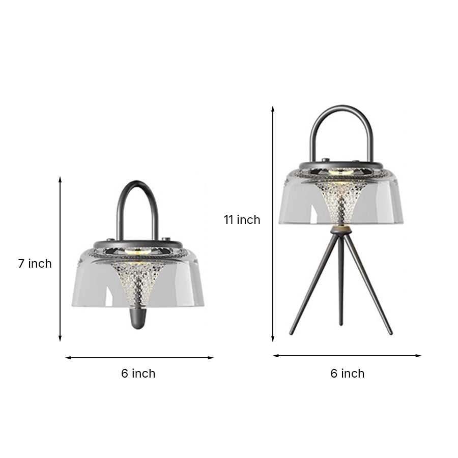 Elegant glass pendant light with intricate crystal details and adjustable hanging mechanism