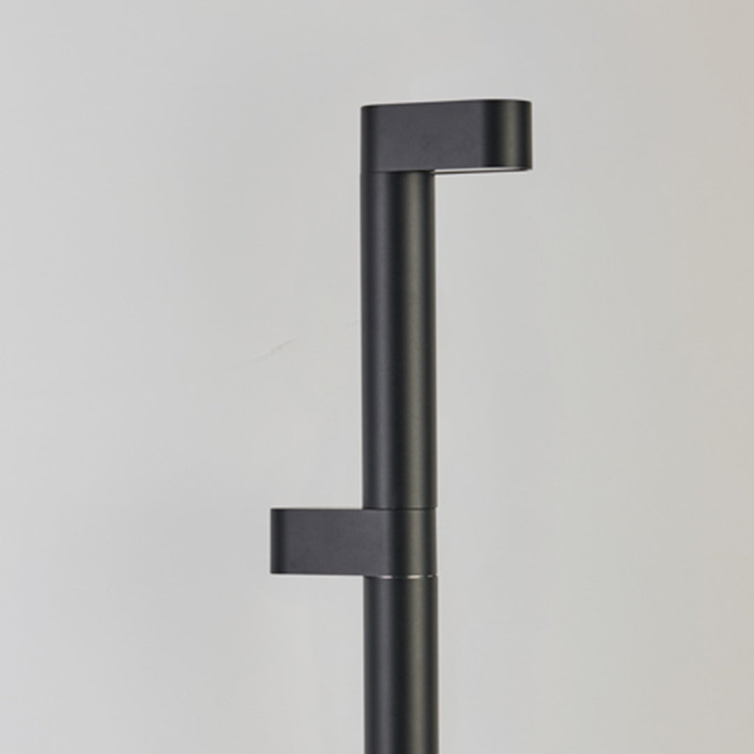 Professional black LED path light fixture with adjustable head design for directional outdoor illumination