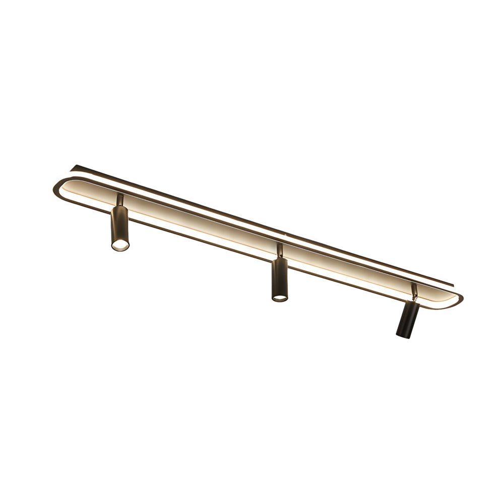 Contemporary white adjustable LED ceiling spotlight with a clean design, ideal for various home and office applications.