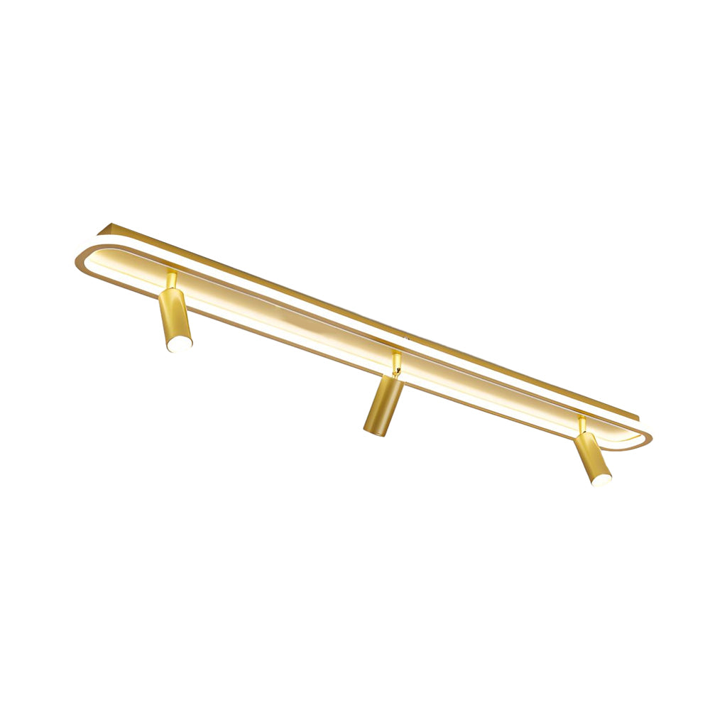 Minimalist white adjustable LED ceiling spotlight, designed to provide directed, energy-efficient light in modern spaces.