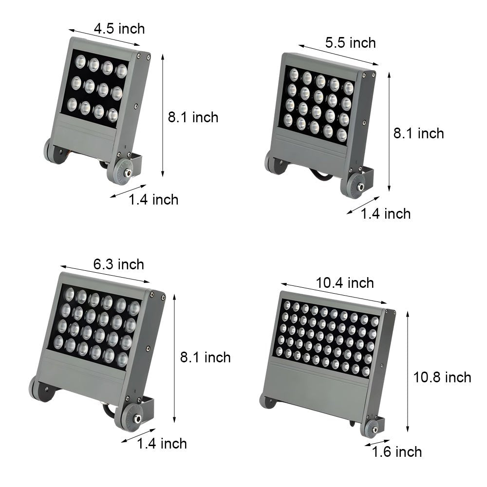Aluminium Square LED Flood Light, 12W/18W/24W/36W