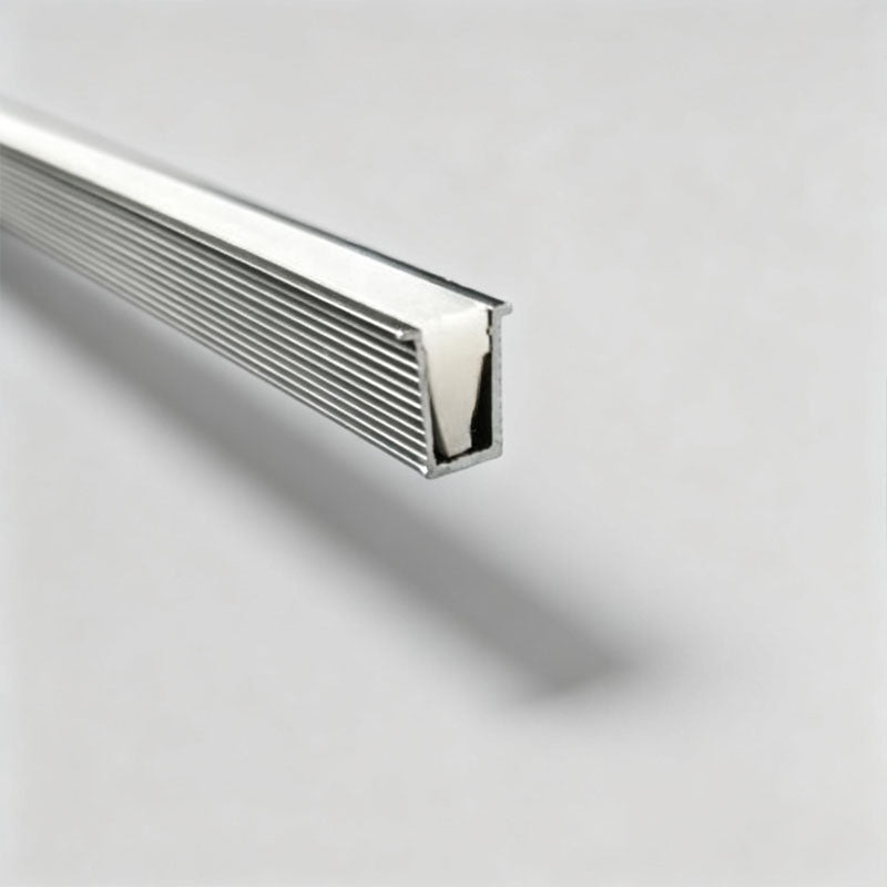 Cross-section view of aluminum profile for led strip lights waterproof.