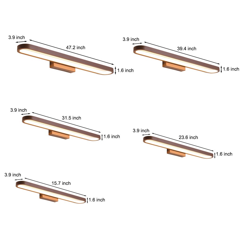 Annular Ring - Shaped LED Bathroom Vanity Light with Slim Linear Profile