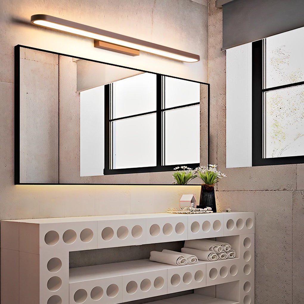 Annular Ring - Shaped LED Bathroom Vanity Light with Slim Linear Profile