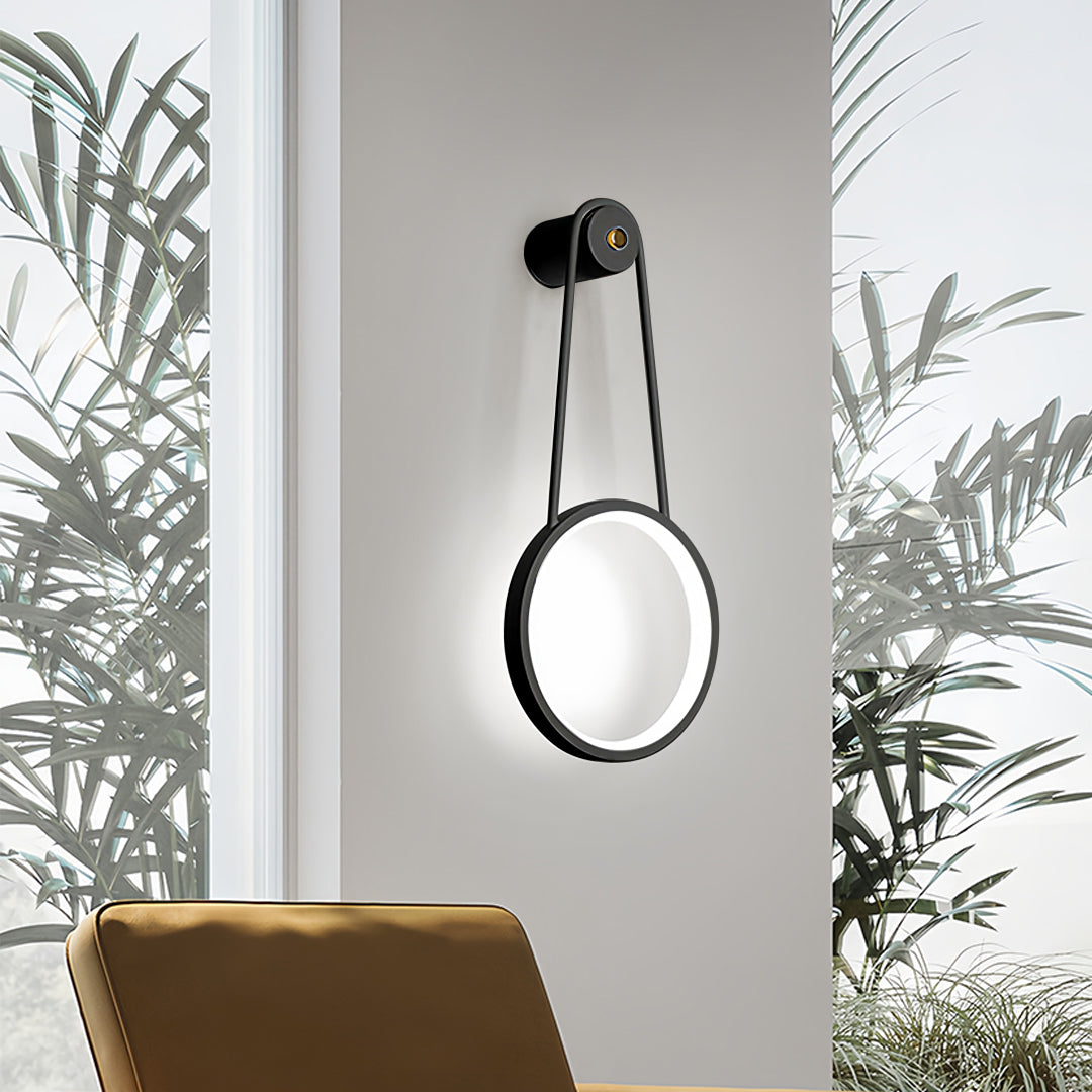 Architectural LED lights for landscaping creating ambient wall lighting in modern interior space