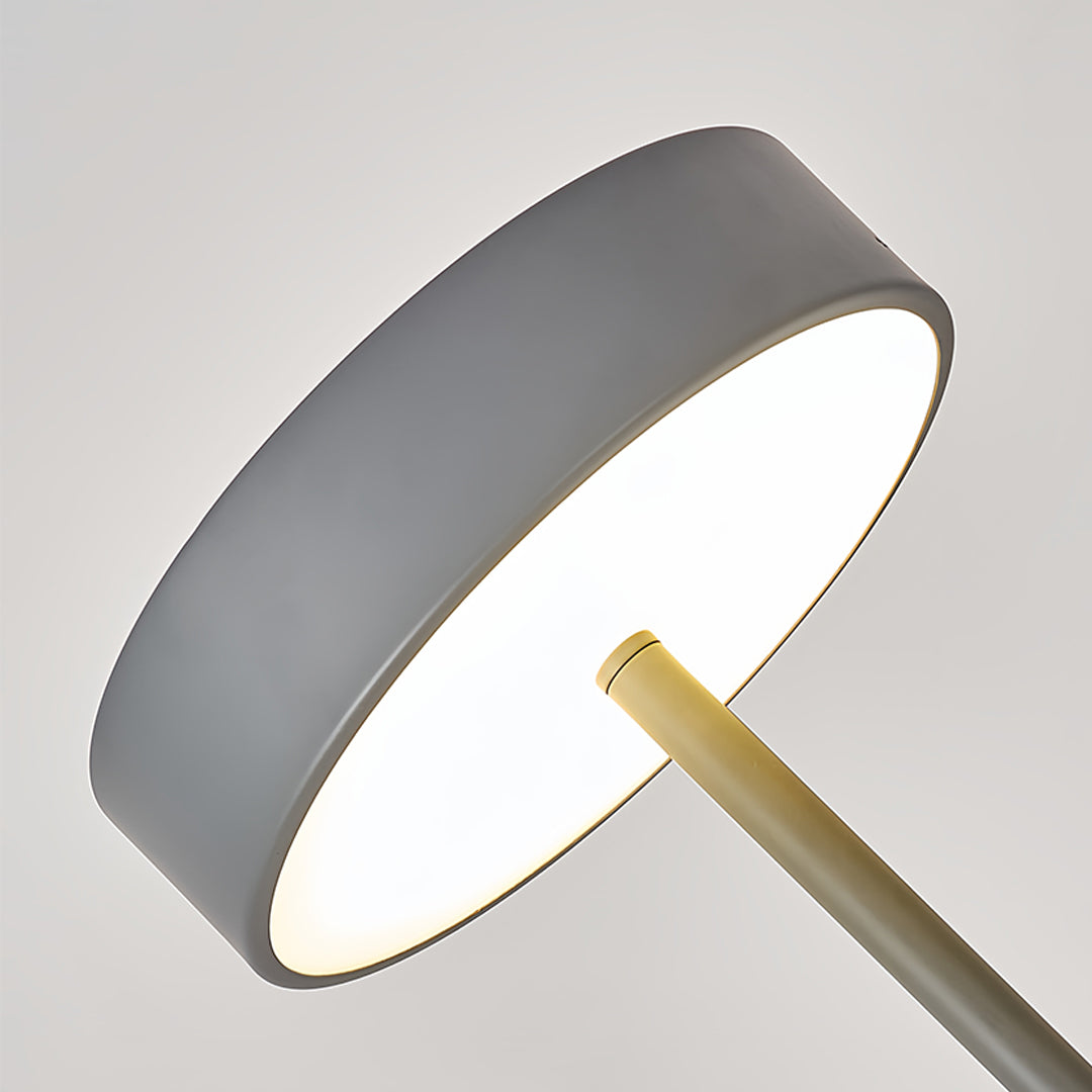 Artistic angled LED petite floor lamp featuring modern geometric design for contemporary residential lighting solutions