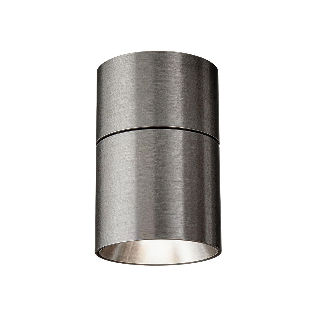 Back view of surface mount can light showing adjustable installation and mounting options.