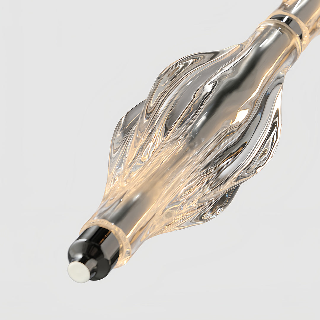 Sophisticated metal wall art with led lights installed in bathroom setting with chrome finish and LED accent lighting