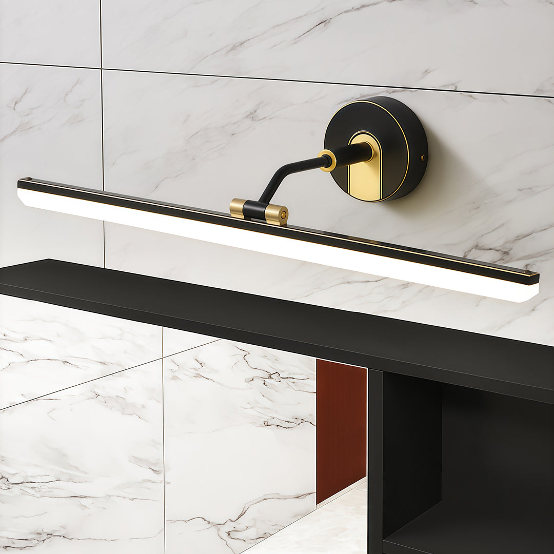 Upgrade your bathroom with a bathroom vanity led light featuring an american linear waterproof mirror light for clear, safe, and stylish illumination.