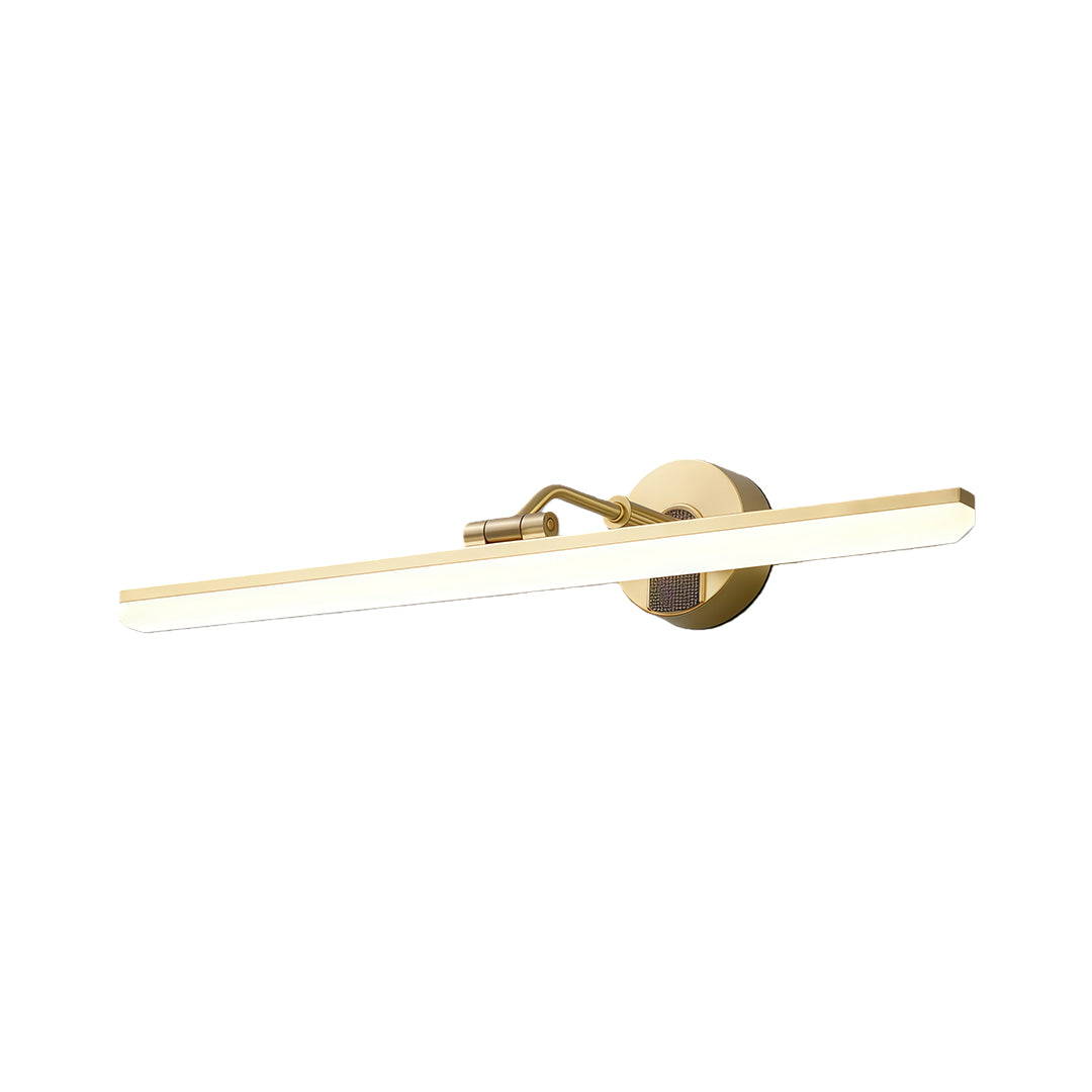 Bathroom vanity LED light installed in a modern bathroom, enhancing the space with a sophisticated glow.