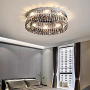 Ceiling Round LED Lights Luxury French Crystal Ceiling Light