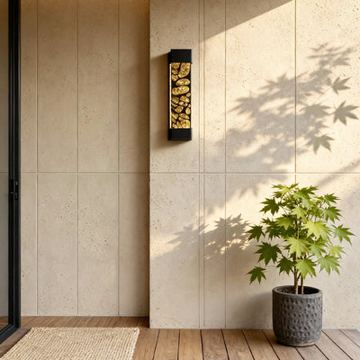 LED Linear Wall Light Outdoor Waterproof Crystal Light