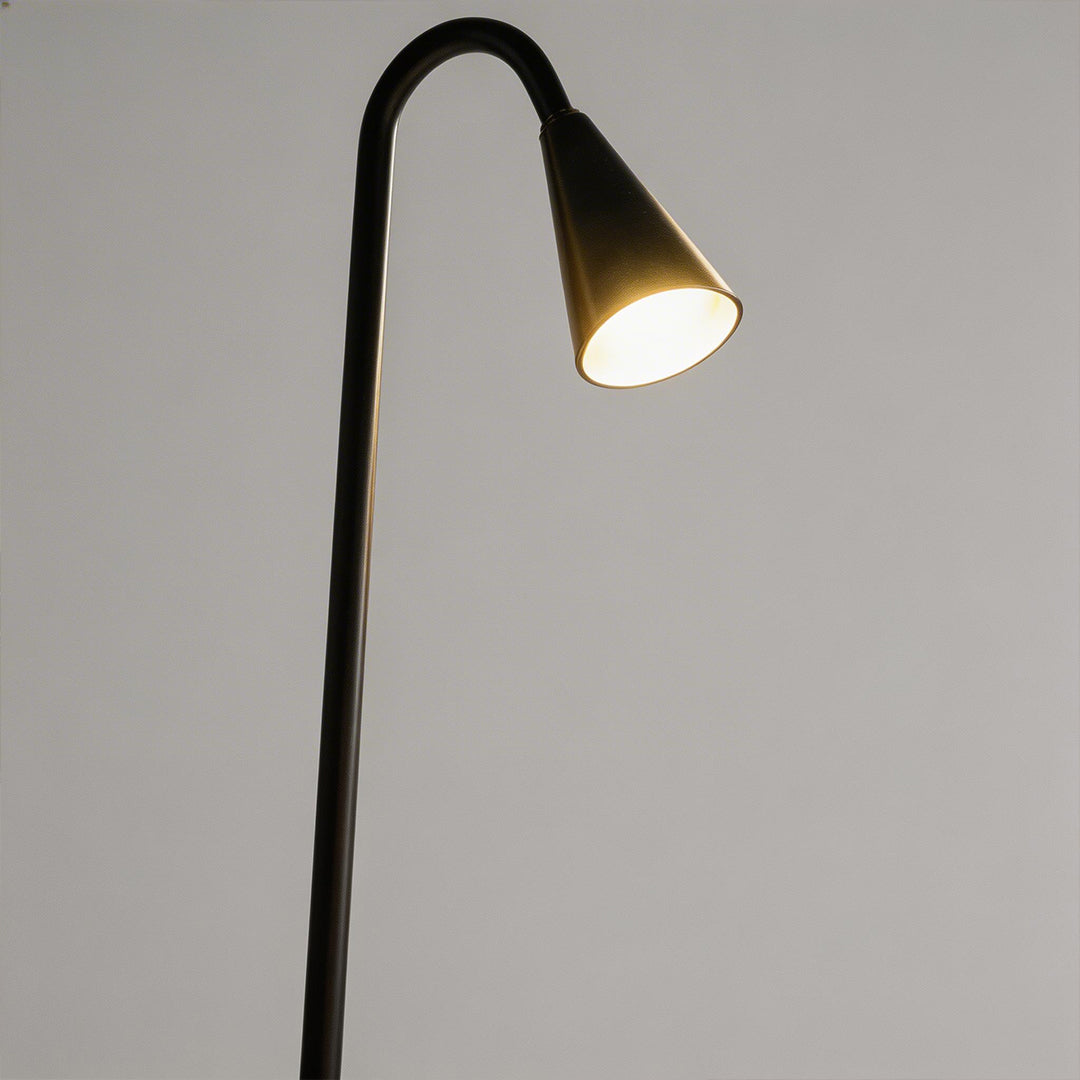 Bellflower lights with a close-up of their COB LED light source.