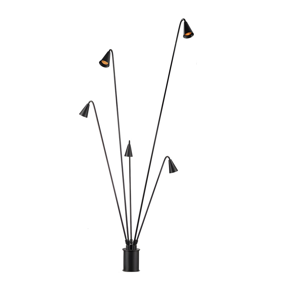 Bellflower lights with a minimalist design, providing warm light in a cozy interior.