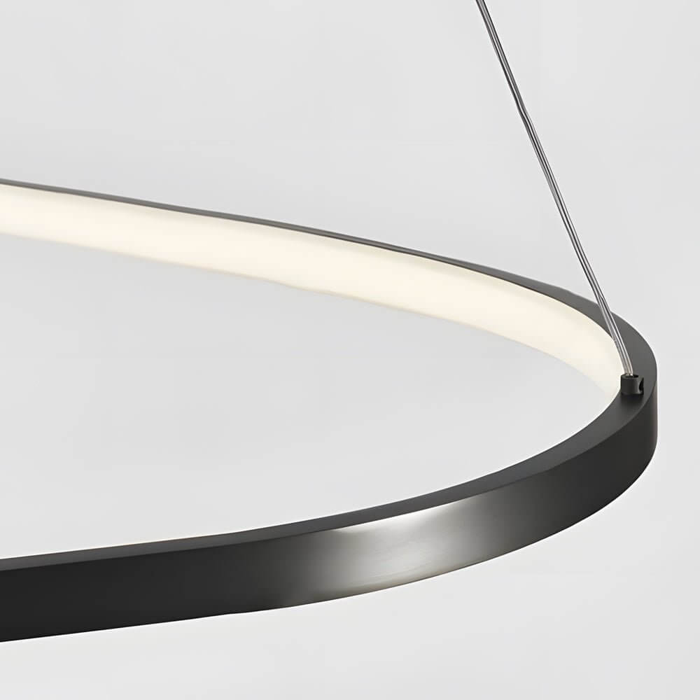 Black 1/2/3 - Light Triangle Ring Chandelier