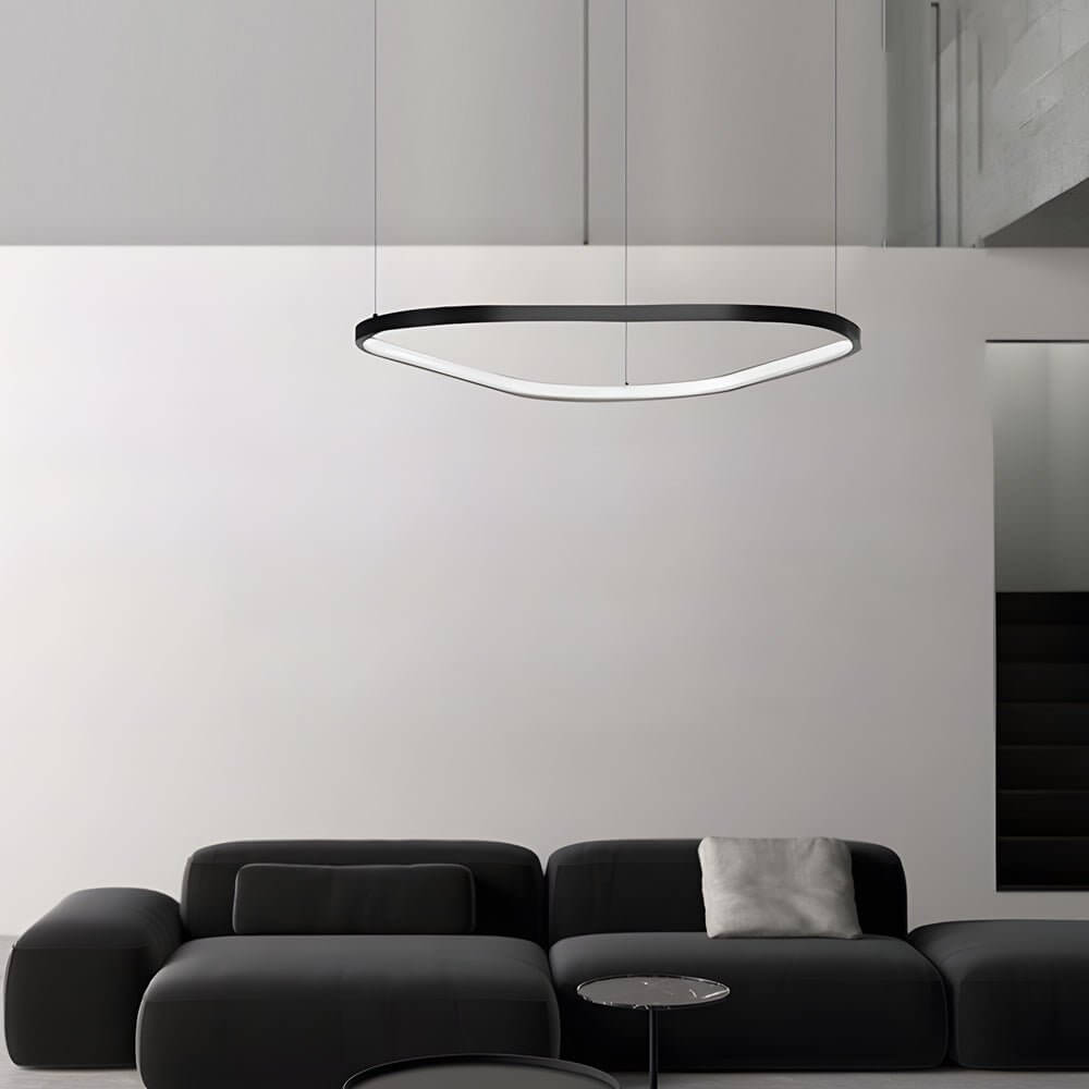 Black 1/2/3 - Light Triangle Ring Chandelier