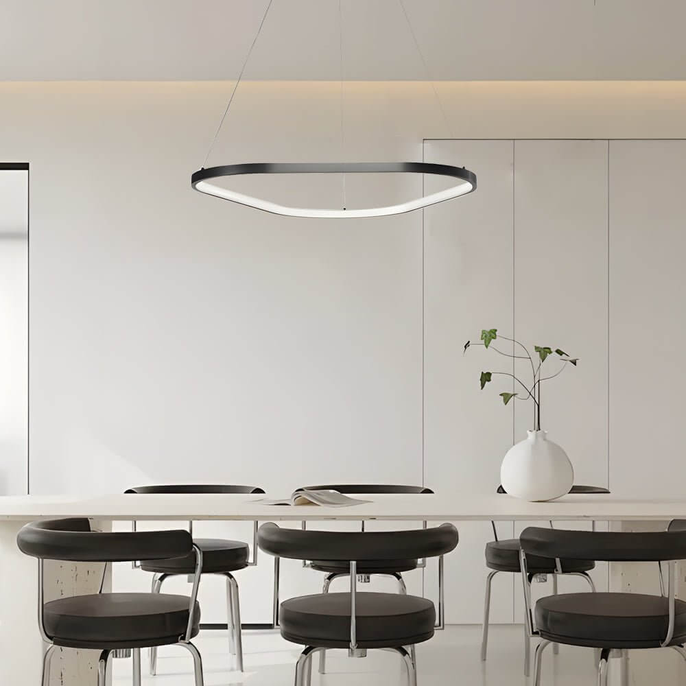 Black 1/2/3 - Light Triangle Ring Chandelier