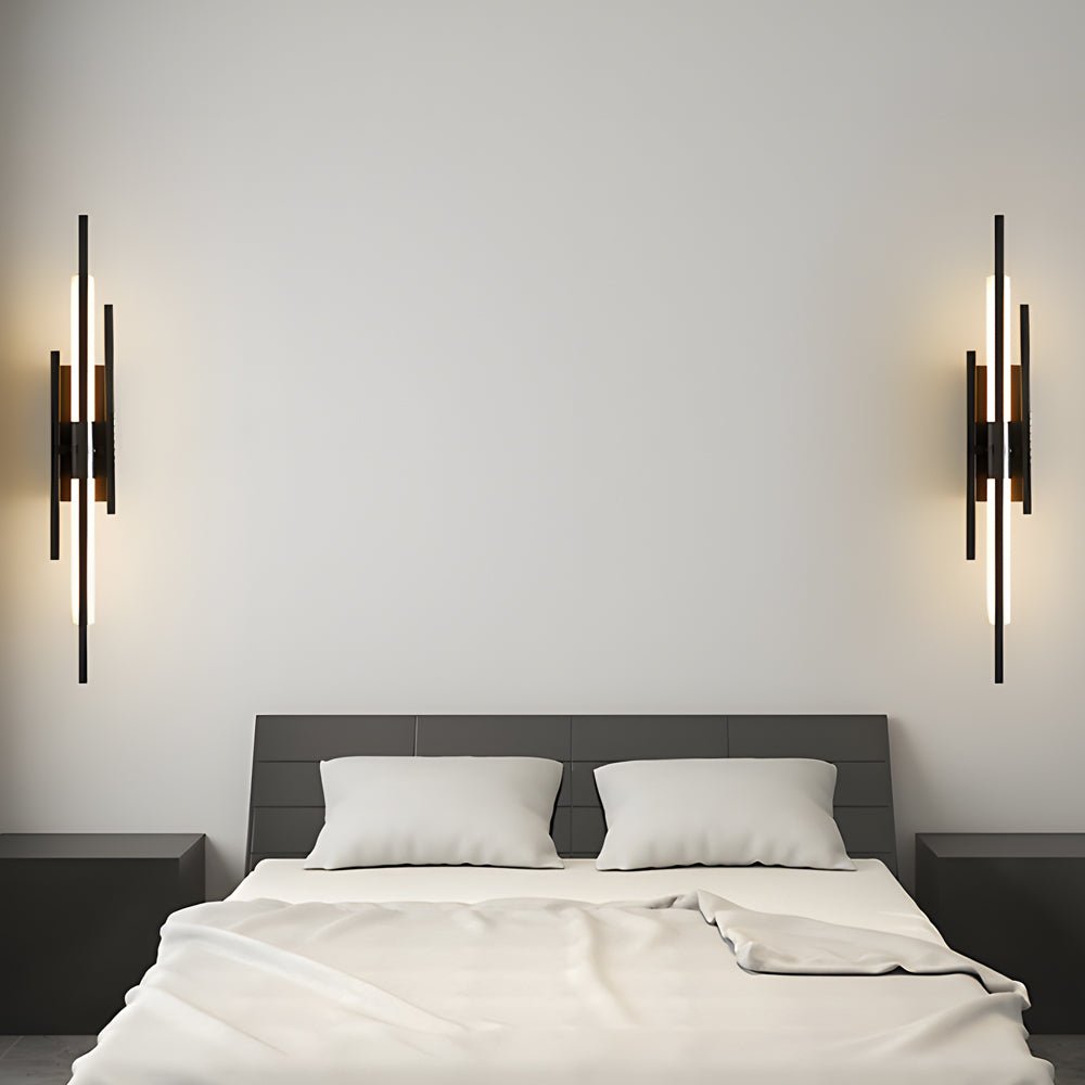 Black/ Gold/ Copper Iron Acrylic Modern LED Wall Lights