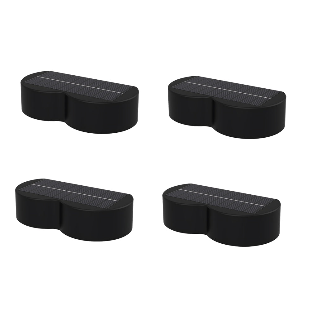 Black outdoor wall wash lighting fixtures shown in a white background product display.