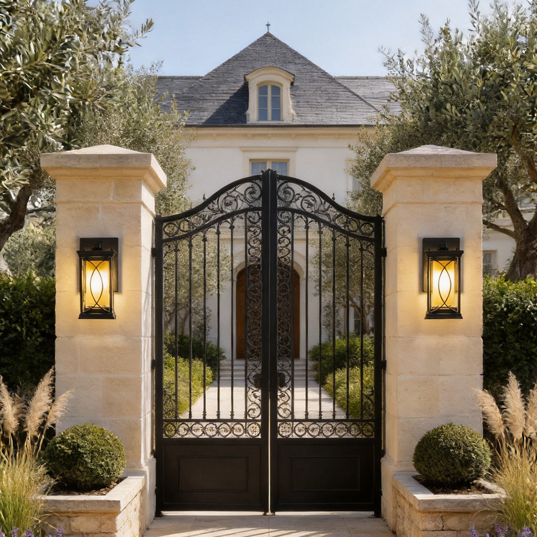 Traditional vintage outdoor sconces