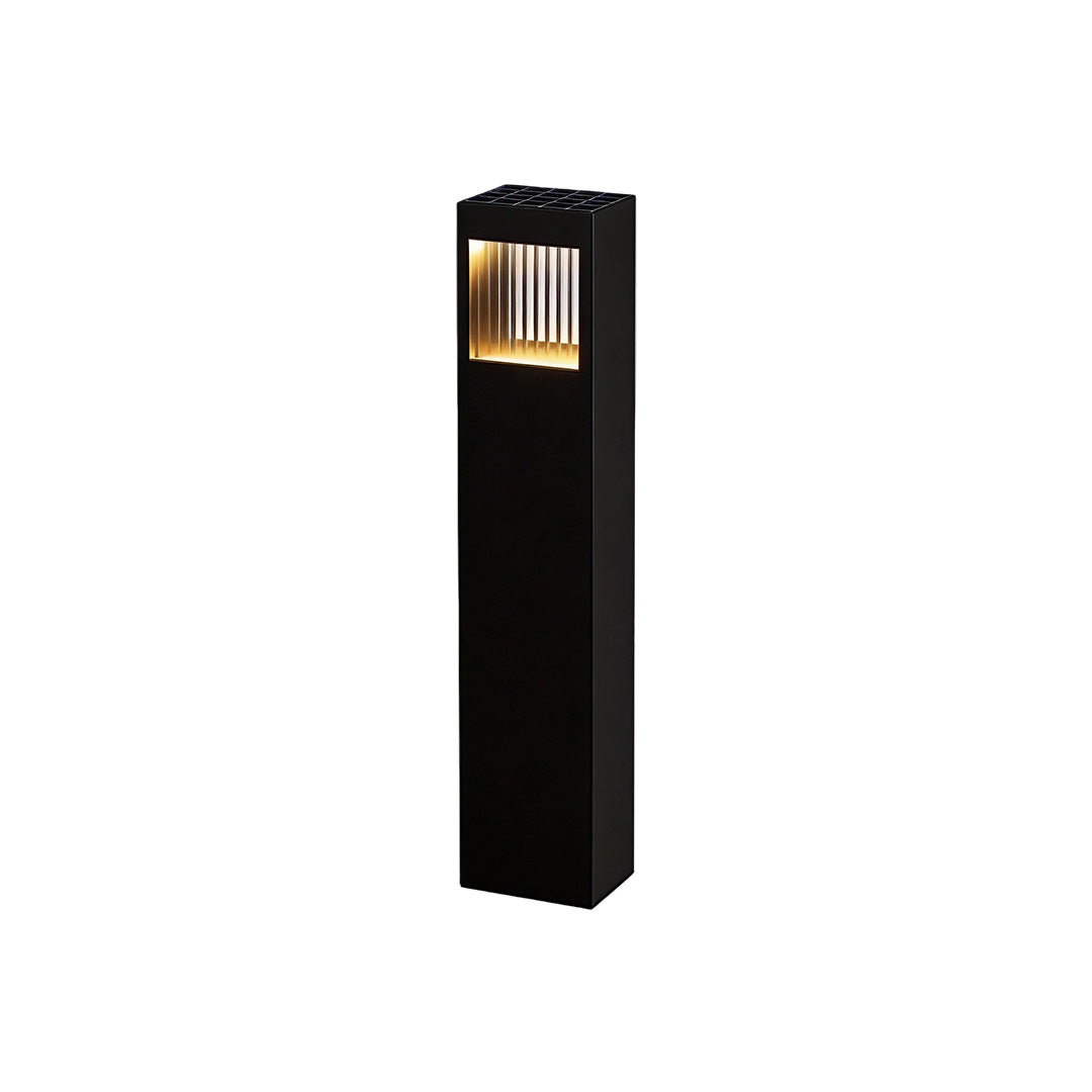 Bollard garden lights with a sleek design, providing ambient lighting.